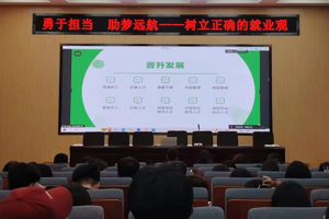 食品科技学院就业培训活动---- 勇于担当，助梦远航